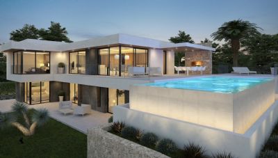 Â vendre une villa de style moderne dans l'urbanisation Gran Sol à Calpe.
