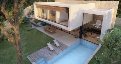 Villa de nueva construcción con vistas abiertas en Calpe