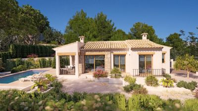 Villa rodeada de naturaleza, práctica y funcional con un diseño mediterráneo para estrenar en Benissa Costa 