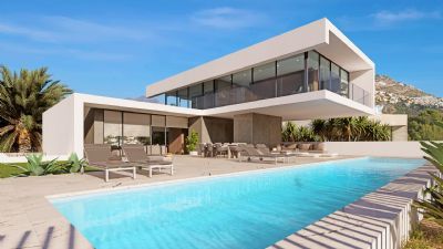 Exclusive luxury villa with panoramic sea views in an exceptional location in El Portet de Moraira. 