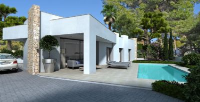  Casa nueva de estilo mediterráneo en Calpe a 500m del mar