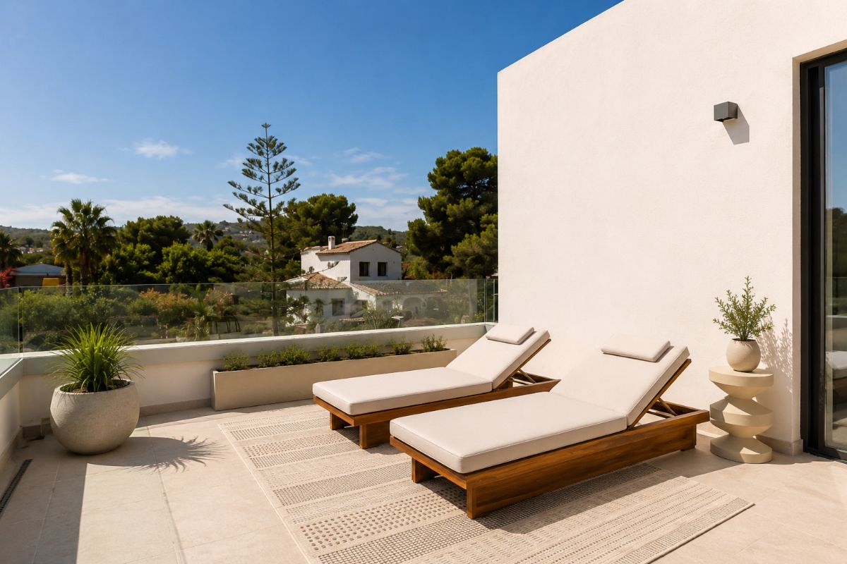 Descubre esta exclusiva villa completamente reformada, situada en una de las zonas residenciales mas cotizadas de Calpe.