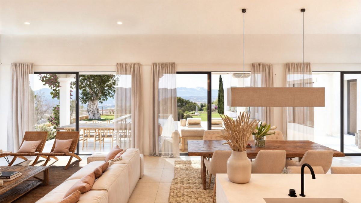 Villa de lujo de nueva construccion en venta en Javea
Descubre el lujo y la comodidad en esta exclusiva villa de nueva construccion, ubicada en una amplia parcela dentro de la prestigiosa urbanizacion El Garroferal, a solo 3 km del centro de Javea.