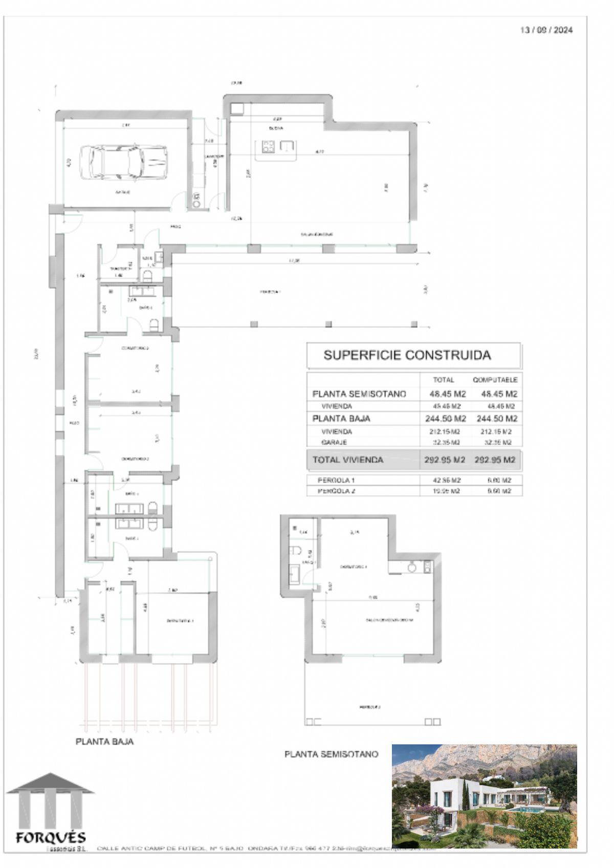 Villa de lujo de nueva construccion en venta en Javea
Descubre el lujo y la comodidad en esta exclusiva villa de nueva construccion, ubicada en una amplia parcela dentro de la prestigiosa urbanizacion El Garroferal, a solo 3 km del centro de Javea.