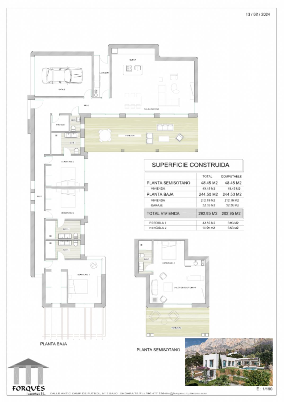 Villa de lujo de nueva construccion en venta en Javea
Descubre el lujo y la comodidad en esta exclusiva villa de nueva construccion, ubicada en una amplia parcela dentro de la prestigiosa urbanizacion El Garroferal, a solo 3 km del centro de Javea.