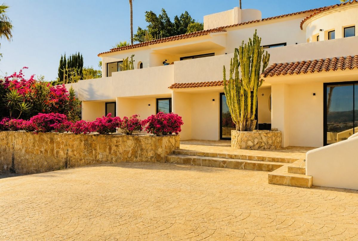 Ubicada en una de las zonas mas exclusivas de Javea, esta espectacular villa mediterranea completamente renovada ofrece una combinacion excepcional de privacidad, diseno, amplitud y vistas inigualables al mar y a la montana.
