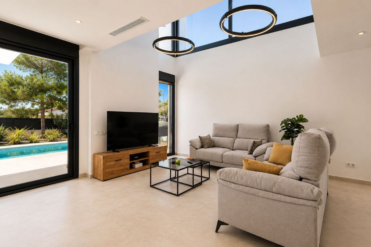 Villa unifamiliar de diseno moderno y minimalista situada en la exclusiva urbanizacion Costa Nova de Javea, en un privilegiado entorno natural a escasos minutos de la emblematica Cala Granadella.