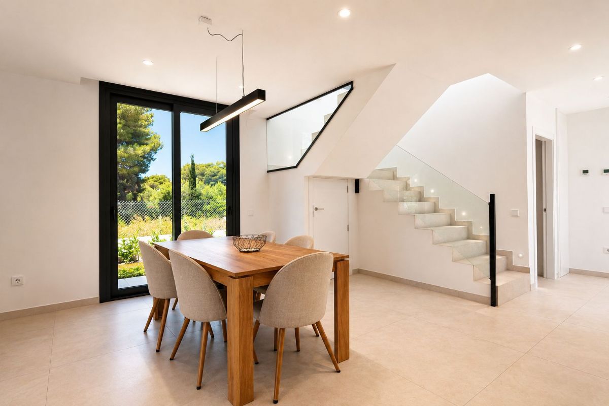 Villa unifamiliar de diseno moderno y minimalista situada en la exclusiva urbanizacion Costa Nova de Javea, en un privilegiado entorno natural a escasos minutos de la emblematica Cala Granadella.