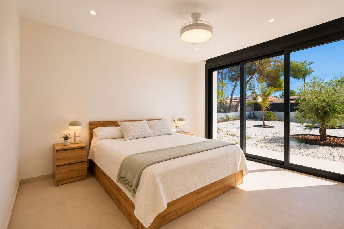 Villa unifamiliar de diseno moderno y minimalista situada en la exclusiva urbanizacion Costa Nova de Javea, en un privilegiado entorno natural a escasos minutos de la emblematica Cala Granadella.